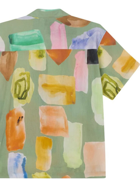 Jems Wover Short-sleeved Shirt Lily Pad Multi