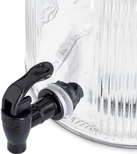 Vase General Use with Lid Glass Transparent 3900ml