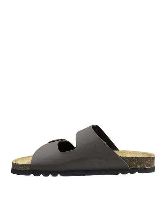 Josephine Women's Flat Sandals in Brown Color