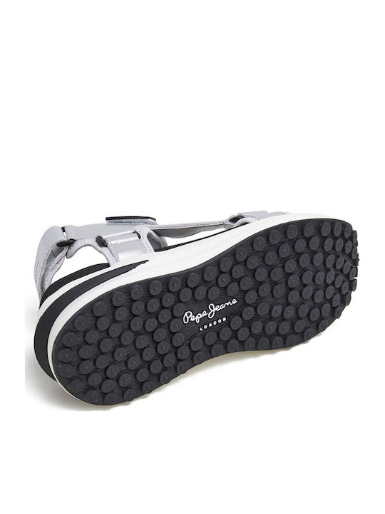 Winslove Women's Flat Sandals in Silver Color
