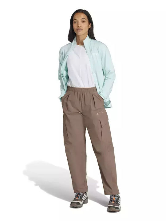 Terrex Xploric Cargo Pants Γυναικείο Υφασμάτινο Cargo Παντελόνι Μπεζ