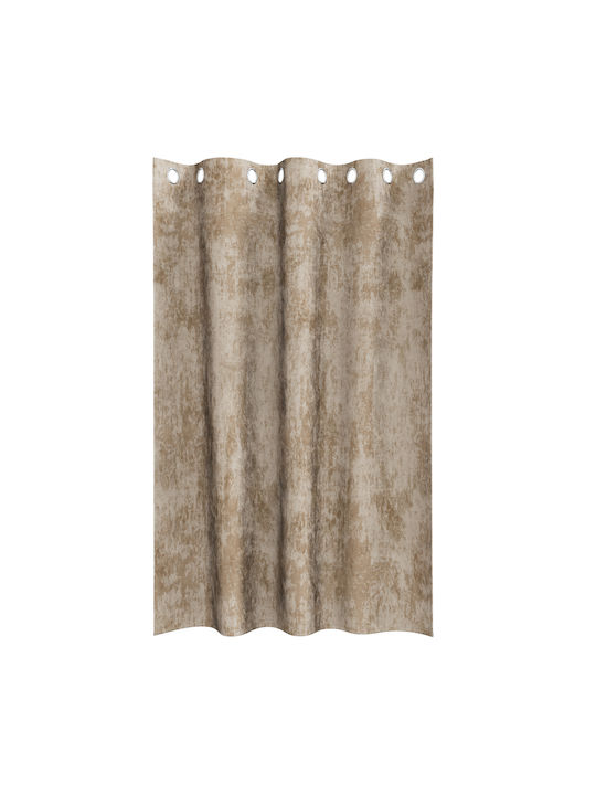 vidaXL Set of Window Curtains with Grommets Ecru 140x175cm
