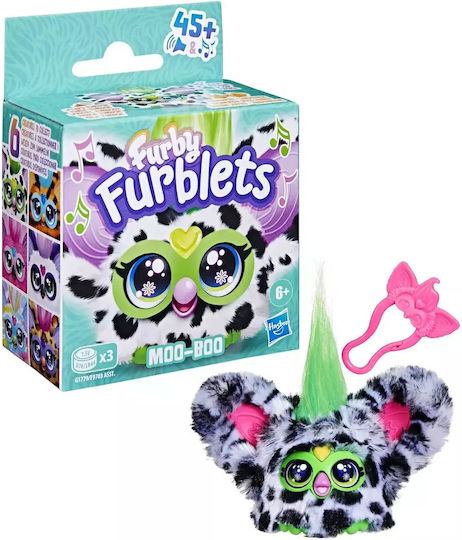 Hasbro Jucărie De Plus Furby Furblet Cu Sunet Moo-boo Pentru 6+ Ani 9.5 Cm