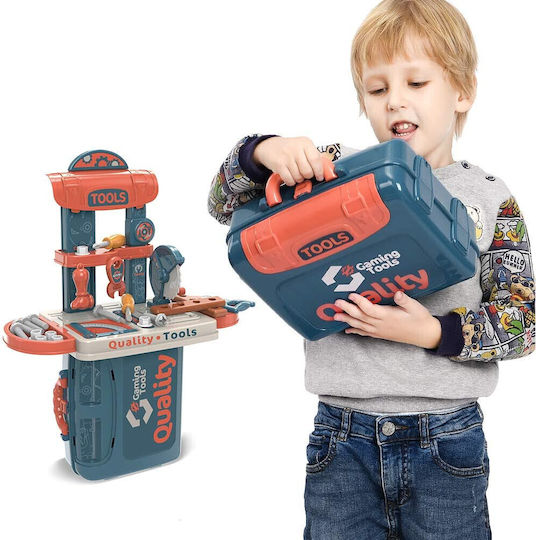 Kinder-Spielzeug-Toolset 34 Teile Ein Kofferartiger Aufbewahrungsbox Alter 3 und Älter