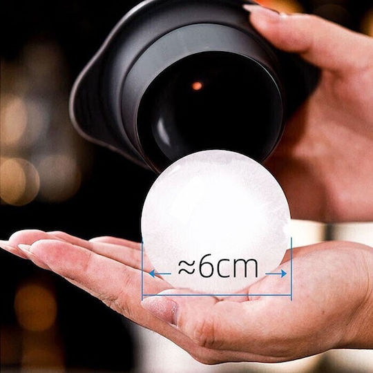 Formă De Gheață Rotundă Din Silicon Cu Capacitate 1 Roz PG-01