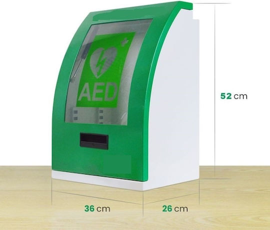 Metal Defibrillator Cabinet M8 Outdoor Alarm