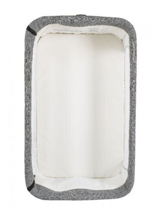 Moni Cradle-Park Mika with Mattress and Wheels Gray