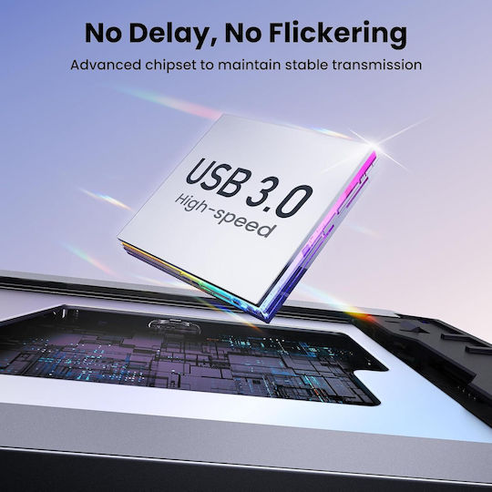 Placă De Captură Video 4k@60hz HDMI Video Grabber Ieșire Loop HDMI USB-C Ieșire HDR VRR 3 X Jack 3.5 Mm Plug And Play Compatibil PC MacBook Smartphone iPad Laptop Consolă Cameră
