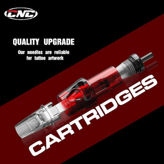 Set 40 Cartușe Ac pentru Tattoo 8 Tipuri de Ace Bug Pin 1203rl 1205rl 1207rl 1209rl 1007rs 1009rs 1207rs 1209rs Din Oțel Inoxidabil 316 Pentru Contur, Umplere En04x-40kit-fg