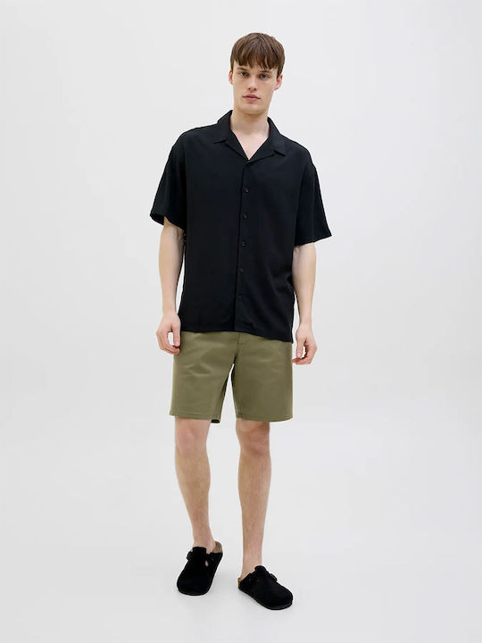 Ανδρική Βερμούδα Chino Deep Lichen Green, Χακί