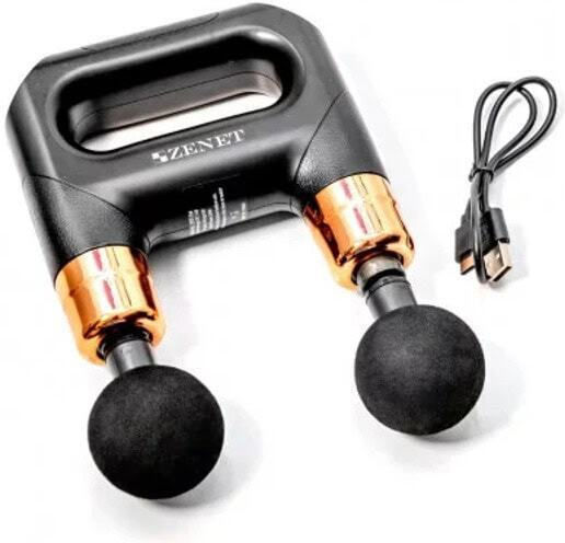 Zenet Gun Massage for the Body against Cellulite with Vibration Green