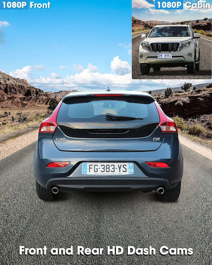Dual Dash Camera DVR Auto cu Ecran pentru Parbriz