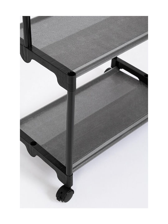 Bizzotto Κρεμάστρα Δαπέδου από Μέταλλο Μαύρη 86x35x156cm