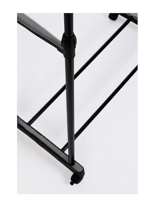 Bizzotto Cuier de podea Pliere Neagră 80x42x90cm