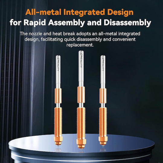 Kit Cap de Tiparire pentru Imprimante 3D Creality K1/k1 Max/k1c Elemente de Încălzire Ceramice Suportă Până la 300°C Viteză Mare de Tipărire Până la 600 Mm/s Multifuncțional
