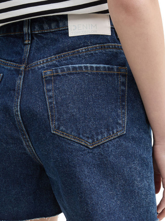 Γυναικείο Σορτς Used Mid Stone Blue Denim