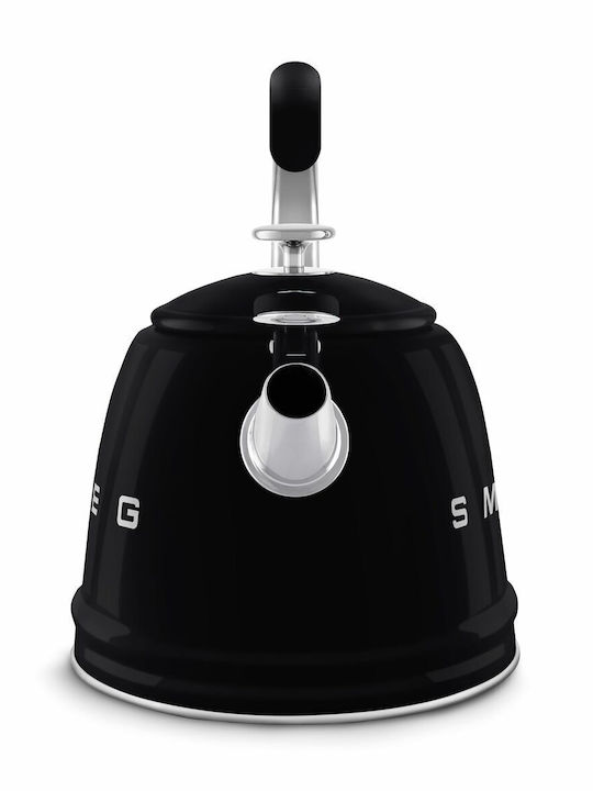 Smeg Τσαγιέρα Ανοξείδωτη Μαύρη 2300ml