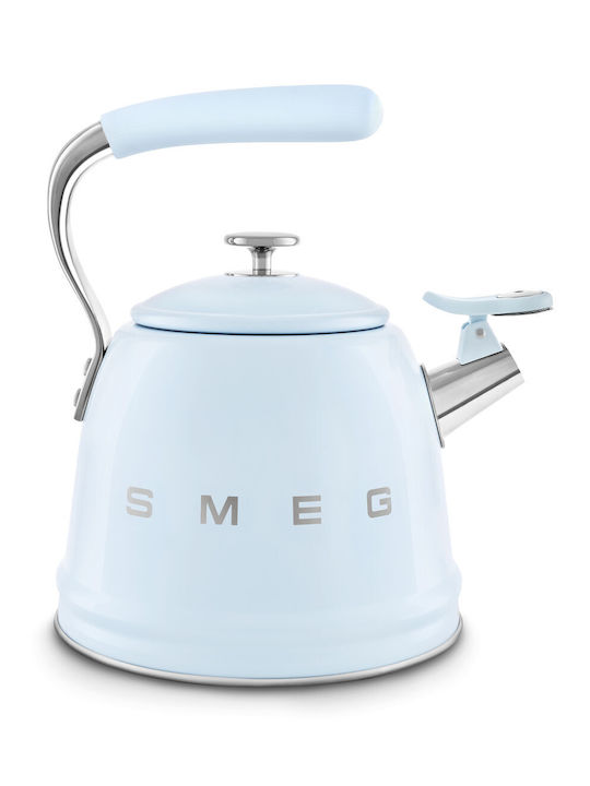 Smeg Τσαγιέρα Ανοξείδωτη Λευκή 2300ml
