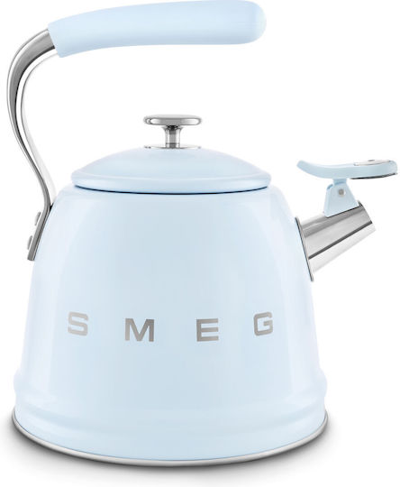Smeg Teekanne Rostfreier Stahl Weiß 2300ml