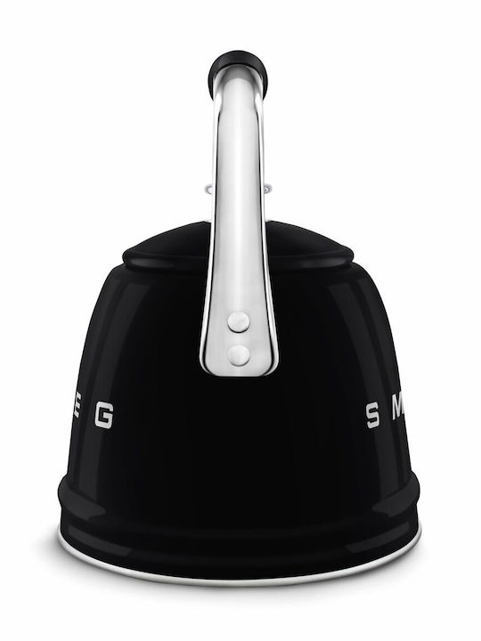 Smeg Τσαγιέρα Ανοξείδωτη Μαύρη 2300ml