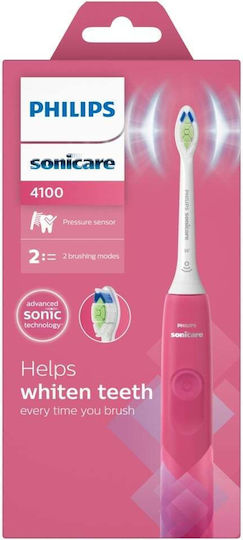 Philips Ηλεκτρική Οδοντόβουρτσα με Αισθητήρα Πίεσης HX3689/41 Ροζ
