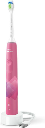 Philips Ηλεκτρική Οδοντόβουρτσα με Αισθητήρα Πίεσης HX3689/41 Ροζ