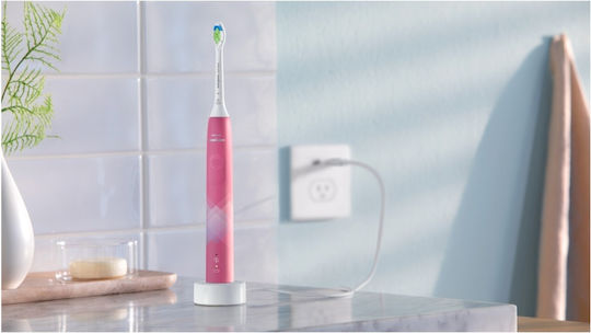 Philips Ηλεκτρική Οδοντόβουρτσα με Αισθητήρα Πίεσης HX3689/41 Ροζ