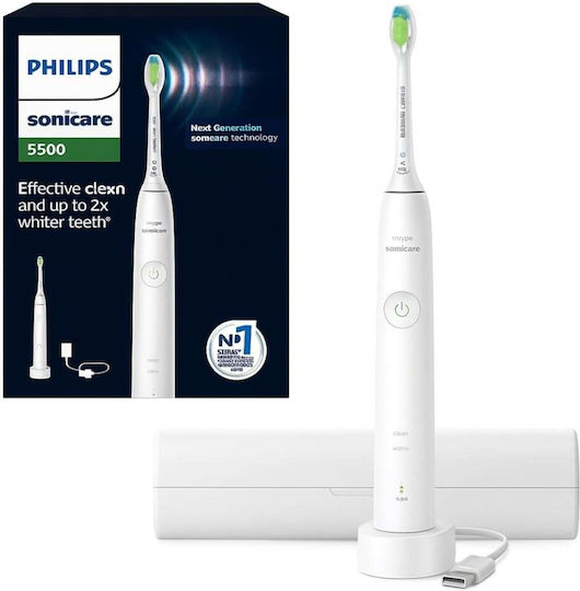 Philips Ηλεκτρική Οδοντόβουρτσα με Αισθητήρα Πίεσης HX7110/02 Λευκή