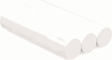 Jovi Chalk Jumbo Washable 2+ Paper Blister 3 Pieces 20x100mm Street White