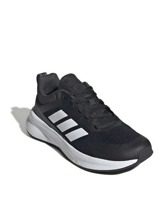 Fortarun 4.0 J Αθλητικά Παιδικά Παπούτσια Running με Κορδόνια Μαύρα