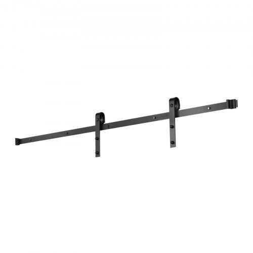 Vevor Μηχανισμός Συρόμενης Ξύλινης Πόρτας 182.88cm Μαύρος