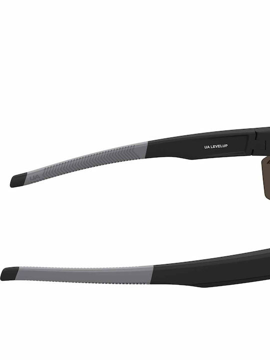 Under Armour Levelup Unisex Γυαλιά Ηλίου με Μαύρο Κοκκάλινο Σκελετό και Μαύρο Φακό 2M2/2B