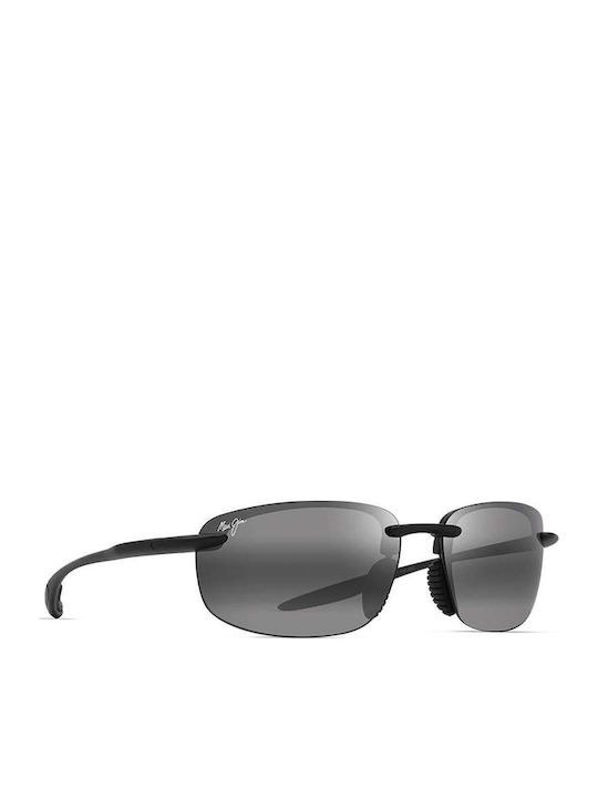 Maui Jim Hookipa Ανδρικά Γυαλιά Ηλίου με Μαύρο Μεταλλικό Σκελετό και Μαύρο Φακό 676-02