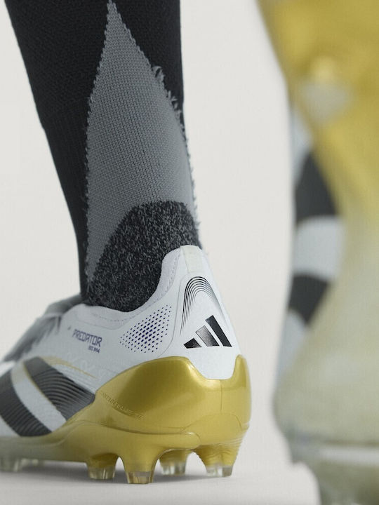 adidas Predator Elite Football Shoes with Cleats White