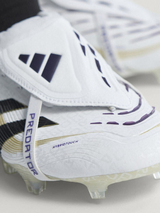 adidas Predator Elite Football Shoes with Cleats White