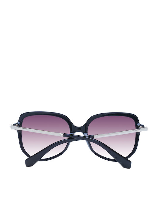 Ted Baker Women's Sunglasses with Black Frame and Purple Gradient Lens TB1717 001
