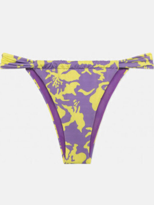 Bikini Slip Lilac, Yellow