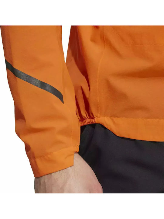 Terrex Xperior Athletic Jacket Waterproof Semi Impact Orange