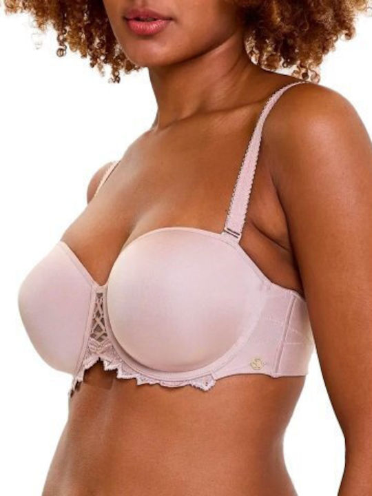 Ροζ Strapless Σουτιέν