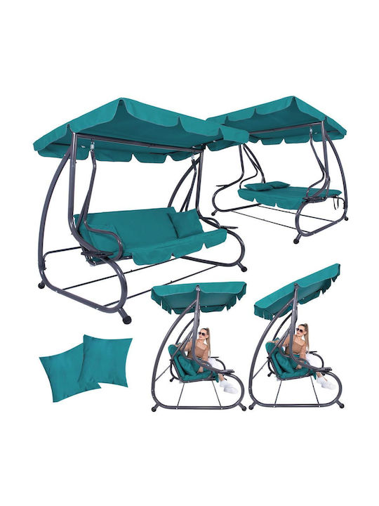 Metallic Swing Green with 280kg Maximum Weight Capacity