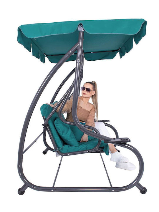 Metallic Swing Green with 280kg Maximum Weight Capacity