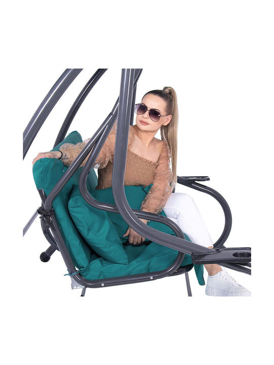 Metallic Swing Green with 280kg Maximum Weight Capacity