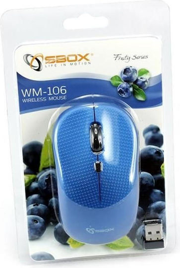 Sbox WM-106 Wireless Mini Mouse Blue