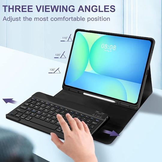 Tech-Protect SC PEN Flip Cover with Keyboard in English US Blacη (Galaxy Tab S10 FE+ Plus X620/X626B) F5906302368259