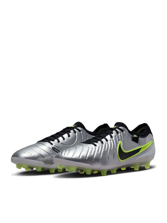 Nike Tiempo Legend 10 Elite AG-Pro Ποδοσφαιρικά Παπούτσια με Τάπες Μπεζ Nike Tiempo Legend 10 Elite AG-Pro Ποδοσφαιρικά Παπούτσια με Τάπες Μπεζ