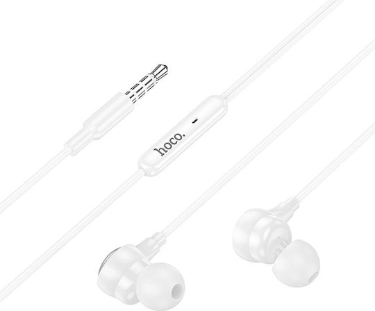Hoco M116 In-Ear Freisprecheinrichtung Kopfhörer mit Stecker 3.5mm Weiß