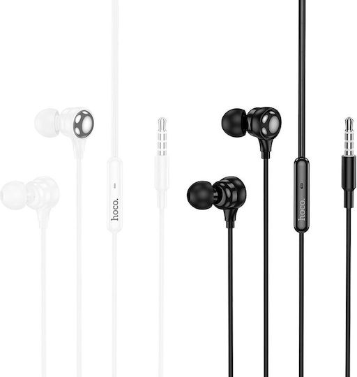 Hoco M116 In-Ear Freisprecheinrichtung Kopfhörer mit Stecker 3.5mm Weiß