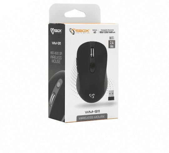 Sbox SBOX WM-911 Ασύρματο Ποντίκι Μαύρο