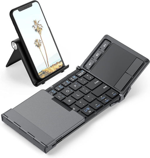 iClever IC-BK08 Безжично Клавиатура с тъчпад за таблет Английски US Foldable