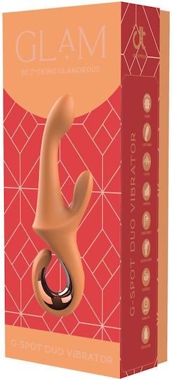 Dream Toys Mini Διπλός Δονητής με Απομακρυσμένο Έλεγχο 3.2cm Πορτοκαλί